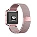 Fitbit Blaze Band,No1seller Milanese Loop Stainless Steel Band Bracelet Strap Wristband+Frame for Fitbit Blaze Smart Fitness Watch with Unique Magnet Lock (6.7-8.1”)
