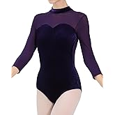 Dance Elite - Pia - Velvet & Net Dance Leotard For Women. Leotards for Women Ballet and Dance