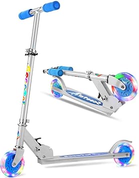 light up scooter 2 wheel
