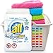 all Mighty Pacs Laundry Detergent, Free Clear for Sensitive Skin, Tub, 67 Count