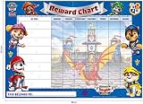 Paper Projects PAW Patrol Rescue Knights Reward Chart 56 Sparkly Stickers A3 view 6