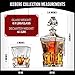 Ashcroft Crystal Iceberg Whiskey Glass Set, High End Whiskey Glasses Set of 2, Best Whiskey Glasses, Scotch or Bourbon Glasses. Large Premium 10oz Leadfree Glassware Tumblers with Luxury Giftbox