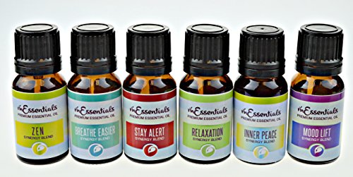 Synergy Blend Aromatherapy Essential Oil Gift Set 100% Pure Therapeutic Grade 6SB