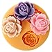 Syhonic Office School Educational DIY Craft Silicone Mold 1.8cm Cute Small Flowers Silicone Fondant Sugar Pudding Mini Mold Craft Mold DIY Cake Cookie Decorating Mold Tray …