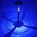 Sogrand Solar Garden Bollard Lights Outdoor Pathway Decorative Light Super Bright 10 Lumen Warm White LED Lamp Waterproof Landscape Lighting for Yard Path Walkway 4Pack