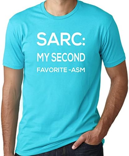 Men's Sarc My Second Favorite Asm T-Shirt XXLarge Aqua