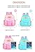 Children Princess Waterproof PU Backpack for Elementary School Girls