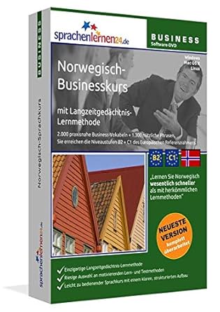 Norwegisch-Businesskurs, DVD-ROMNorwegisch-Sprachkurs mit Langzeitgedächtnis-Lernmethode. Niveau B2/C1. Integrierte Sprachaus