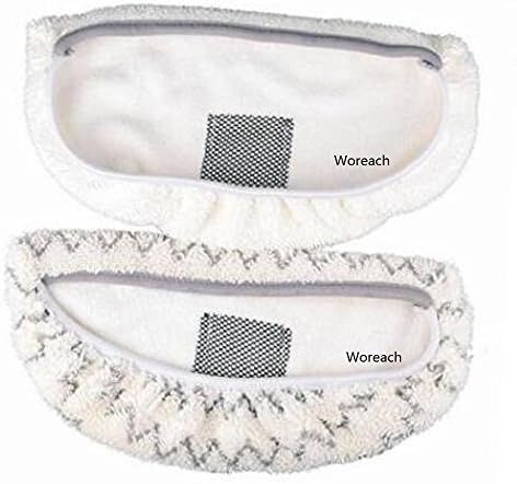 Woreach Washable Microfiber Mop Pads Duster Replacement Pads for Bissell Powerfresh 1940 Series Steam Mop