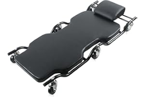 HKTE TOOLS&EQUIPMENT HKTE 44 inches Heavy Duty Garage Creeper, Low Profile Design, Durable Metal Frame, Comfortable Pillow