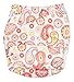 Newborn Cloth Diaper 6-Pack Covers With Inserts (Girl)