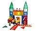 Mag Genius Magnet Tiles 100 Piece Set Includes All The New Magnet Tiles and Clickins to Build The Perfect Castle Includes Clip in Windows and All New Magnet People