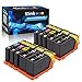 E-Z Ink (TM Compatible Ink Cartridge Replacement for Lexmark 100XL to use with Impact S305 Interpret S402 Interact S605 Prevail Pro701 Prestige Pro802 (4 Black, 2 Cyan, 2 Magenta, 2 Yellow, 10 Pack)