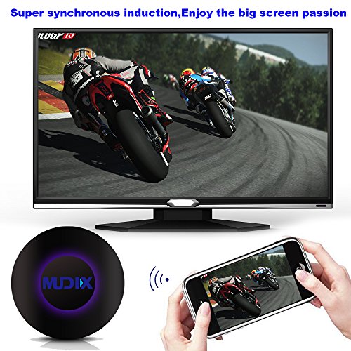 Mudix-Q1-Wifi-Wireless-HDMIAV-Dual-Display-Receiver-Supports-MiracastAirplayDLNA-for-iOSAndroidMacWin81-To-TV-Projector-Monitor