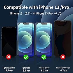 Designed for iPhone 13 Screen Protector, FLOVEME [3