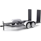 Motormax 76001 Trailer Car Carrier 1:24 Scale diecast Model, Black