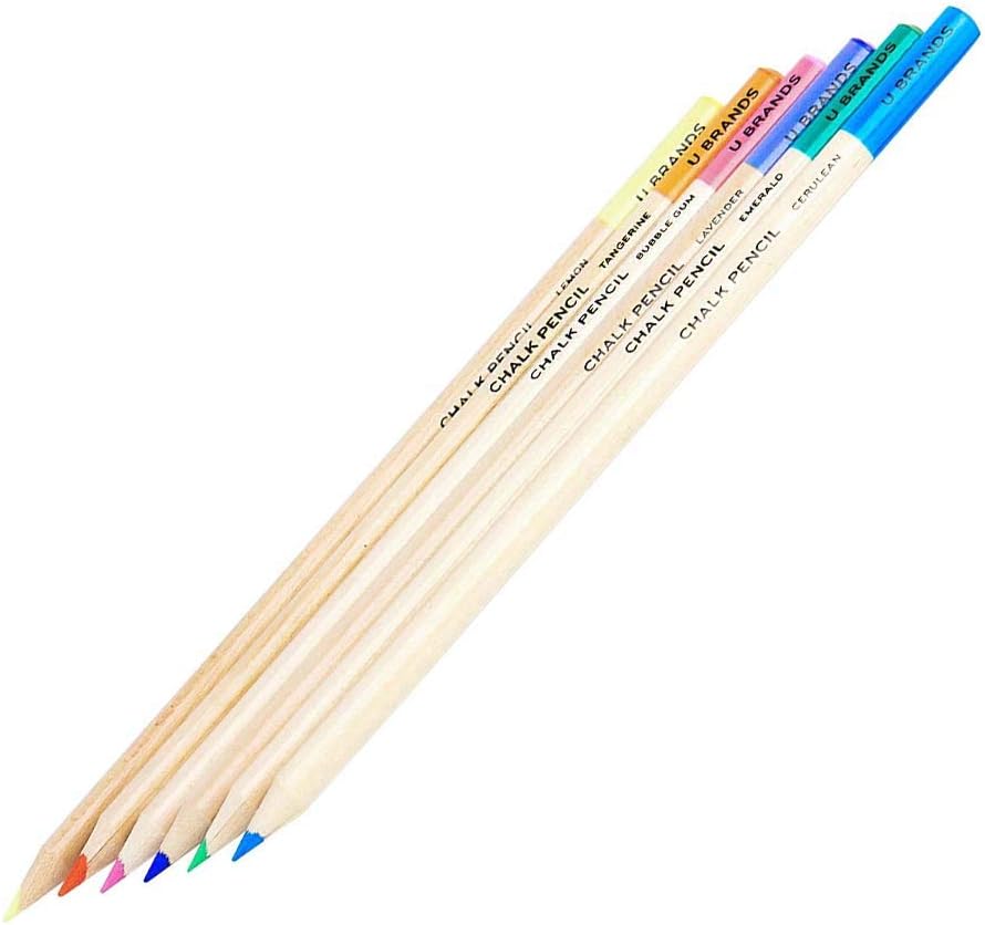 Pencils, Colored Chalkboard Assorted Version) (New 6-Count ...