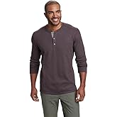 Eddie Bauer Mens Classic Fit Favorite Long-Sleeve Thermal Henley Shirt