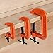 PONY Malleable Iron C-Clamp Set, 3-Piece, (1