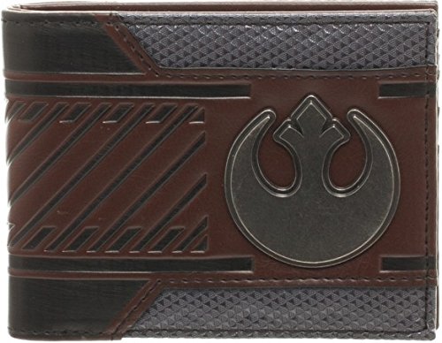 Star Wars Rebel Emblem Logo Mix Material Bi-fold Gift Boxed Wallet