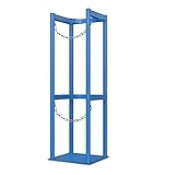 Viuseo Steel Nitrogen Cylinder Organizer Shelf, Gas