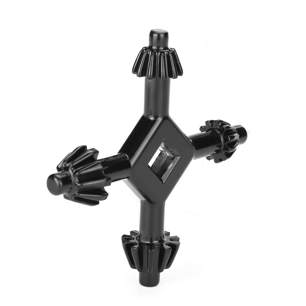 Fafeicy Drill Chuck Key 4 in 1 Multifunctional Steel Master Chuck Key for Tightening and Loosening Chuck for Most Drills and Power Tools