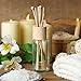 Hicarer 200 Pack Rattan Diffuser Sticks Wood Diffuser Sticks Refills Essential Oil Aroma Diffuser Replacement Sticks 24 cm/ 9.45 Inch