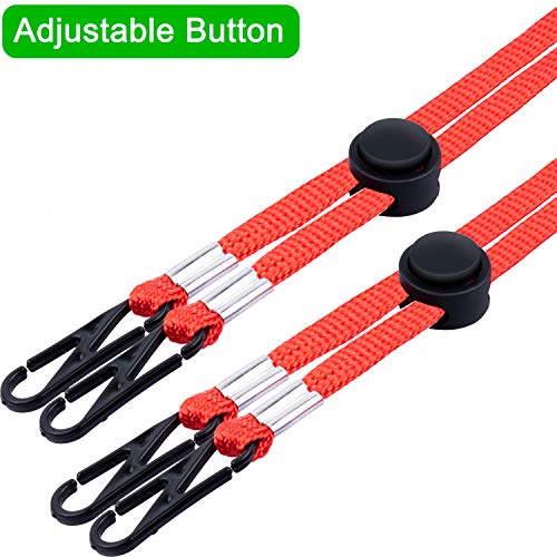 Lanyards for Kids and Adults 6 Pack - Adjustable Length Face Lanyard with Clips On Both Ends The Neck Rest Ear Saver for School Outdoor Sport (3 Color Mix X 2)