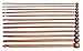 Tunisian Crochet Hooks Set Afghan Crochet Hook Tunisian Crochet Needles Bamboo 3 3.5 4 4.5 5 5.5 6 6.5 7 8 9 10
