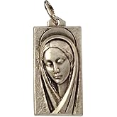 I G J OUR LADY OF SORROW (MADONNA OF SORROW) MEDAL - MADE IN HIGH RELIEV IN ANCIENT ITALIAN STYLE - 100% MADE IN ITALY