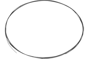 uxcell Tungsten Wire, 99.95% High Purity Tungsten Wire 0.03mm Dia x 2 Meter Length Tungsten Filament Metal Coil for Light Bulb Production Electronics Industry