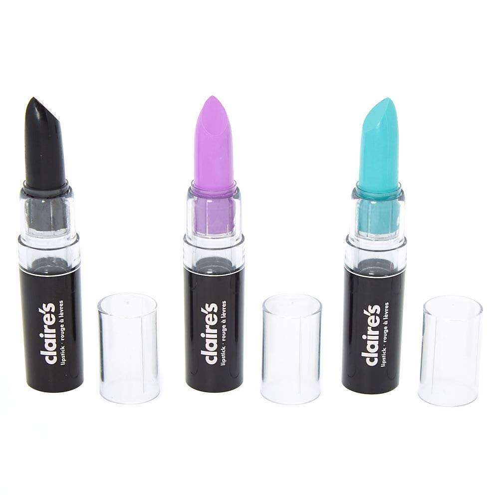 Amazoncom Claires Girls Cosmic Lipstick Set 3 Pack