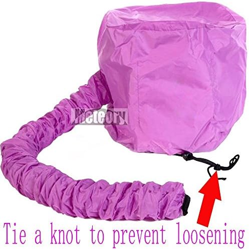 Meteory Pink Safety Portable Hair Soft Hood Bonnet Dryer Attachment for Any Hair Dryer
