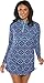 Coolibar UPF 50+ Women's Ruche Swim Shirt - Sun Protective