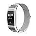 SWEES Metal Bands Compatible Fitbit Charge 2, Milanese Stainless Steel Metal Magnetic with Diamond Dressy Design Replacement Wristband Small (5.5