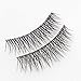 PURELEOR 3D Wispies Clear Band False Eyelashes Bulk Extensions 4 Pairs Natural Long Lashes With Volume for Women's Make Up Handmade Soft Fake Eyelash