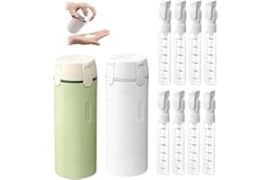 UIUSEA 4 in 1 Travel Dispenser, 4 Pack 30ML Travel Bottles for Toiletries, Leak Proof Travel Size Containers, Portable Contai