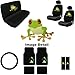 15PC Green Frog Shield Auto Accessories Interior Combo Kit Gift Set