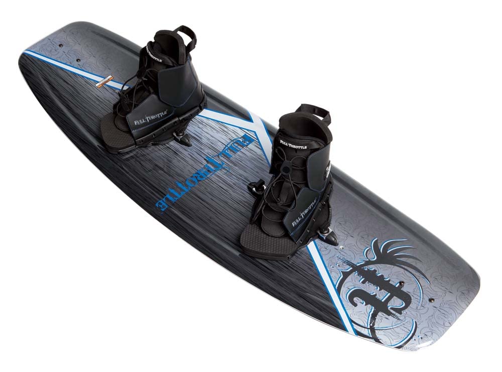 Photo 1 of Full Throttle Aqua Extreme Wakeboard Kit (Black/Blue, 55.1 x 21.6-Inch/ 140cm x 42cm)
