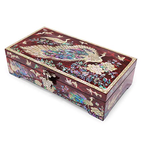 MADDesign-Mirror-Lid-Peacocks-Design-Red-Jewelry-Box