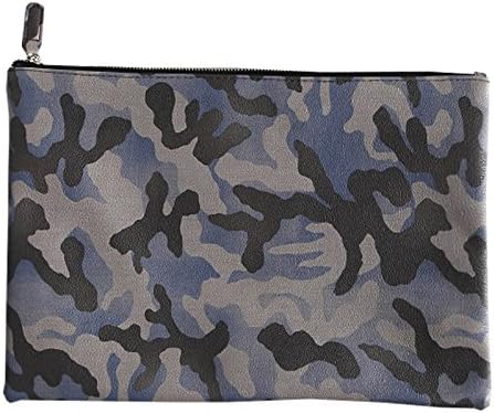 Korea Fashon Men's Slim Clutch Bag One Size Blue Gray