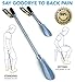 Shoe Horn Pro Precision - Premium Extra Long Handled Telescopic, Twist & Lock To 31”, Extendable & Collapsible, Stainless Steel - The Last Shoe Horn You'll Ever Need (Black)