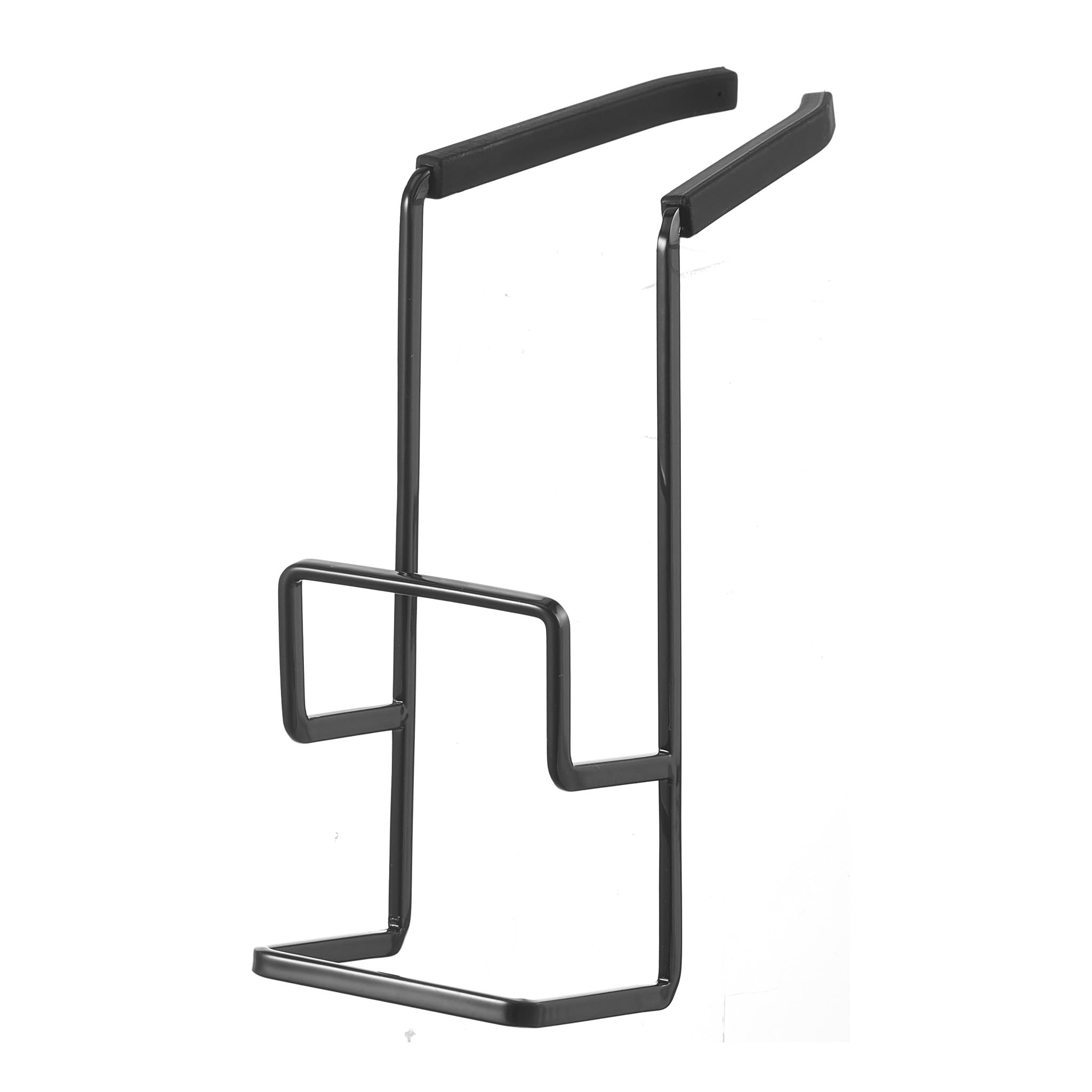 YAMAZAKI 4391 TOWER Hanging Double Sponge Holder, Steel, Black