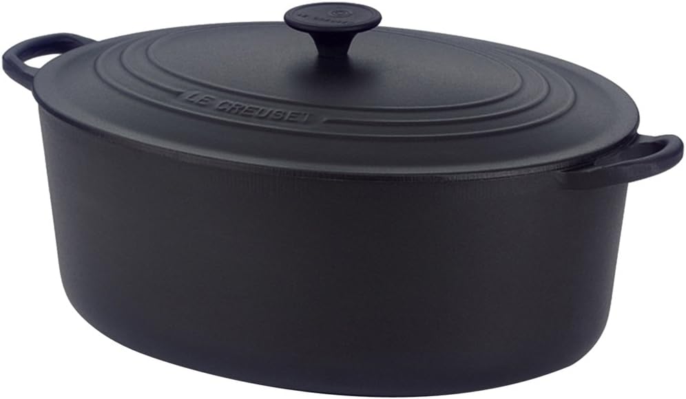 Le creuset 25002350000461 Cocotte Ovale 35 cm 10 parts Noir Mat Amazon.fr Cuisine & Maison