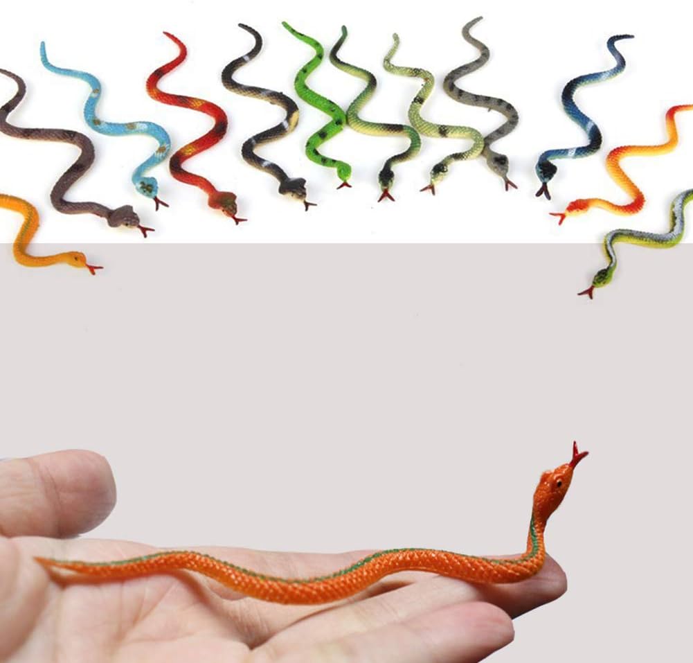 plastic rubber snakes