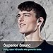 SOUL SS19 Wireless Headphones Sports Earphones Bluetooth 4.2 Stereo Earbuds for Running Lightweight Workout Headset 6 Hour Playtime Sweatproof with Built-in Mic and Carry Pouch