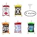 QINGQIU 20 Pack Halloween Blood Bags Cups Containers for Drink Halloween Party Favors Costumes Props Party Supplies