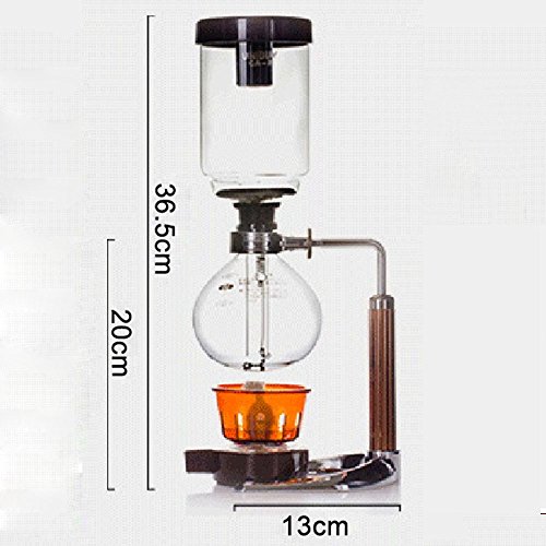 moon-1 Syphon Coffee Maker Japanese Style Vacuum Glass Siphon Pot Percolators 1-3 Cups Siphon Coffee Maker (Syphon) (Coffee Maker) (74-2)