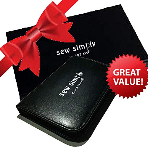 ARTIKA Sewing Kit for Adults and Kids (119 PCS) - Small Beginner Set w/Multicolor Thread, Needles, Scissors, Thimble & Clips - Emergency Repair and Travel Kits - Sewing Accessories and Supplies