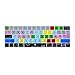 XSKN Premiere Pro CC Keyboard Skin for Touch Bar MacBook Pro 13 15 Retina Display A1706 A1989 A1707 A1990(2016 Release, Touch Bar Sticker Gift) Functional Shortcut Silicone Keyboard Cover